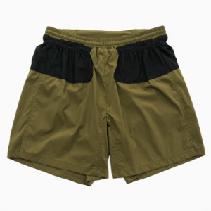 CAYL Nylon Trail Shorts : Brown Khaki